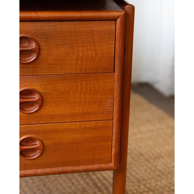 1960s 1960s Danish Teak Writing Desk Attributed to Arne Vodder For Sale - Image 5 of 18