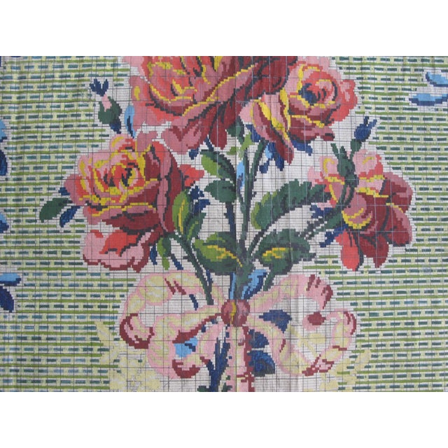 French Country Antique French Textile Design For Sale - Image 3 of 8