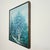 Vintage Signed E. Dutcher Birch Landscape Painting in Blue-Green Tones For Sale - Image 4 of 8