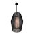 Arhaus Coastal Style Pendant, Black For Sale