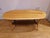 Ercol Mid-Century Blonde Oval Coffee Table Smoked Glass from Ercol, 1970s For Sale - Image 4 of 11