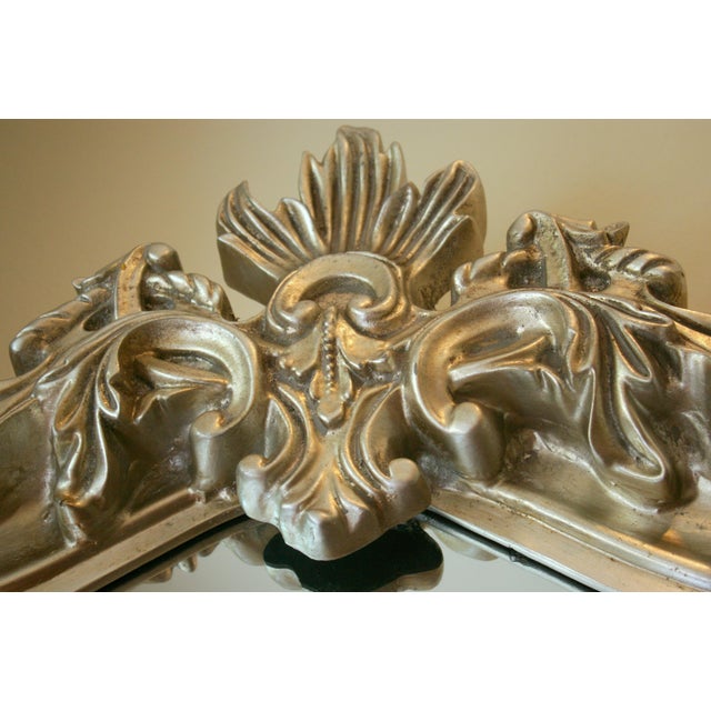 Blenheim Silver Arched Crown Full Length Floor Mirror Chairish