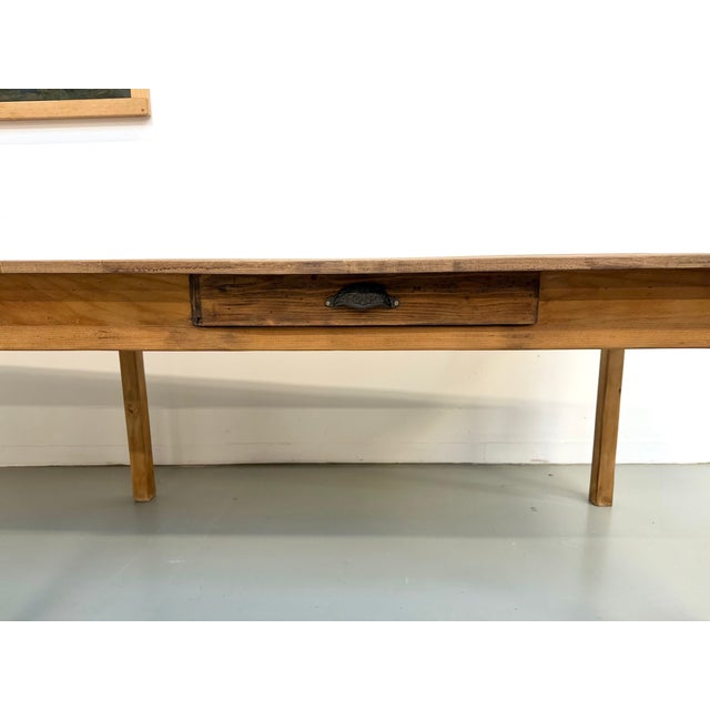 Large Table with 6 Legs in Pine and Rubberwood, 1950s For Sale - Image 12 of 18