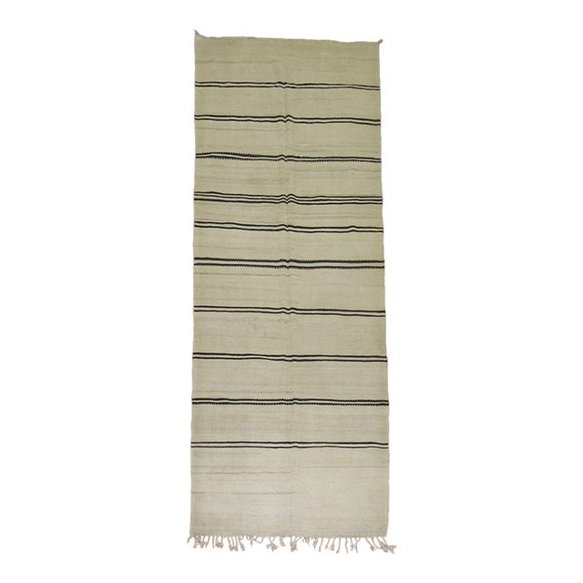 Vintage Gallery Size Kilim - 4'10" x 13'9" For Sale