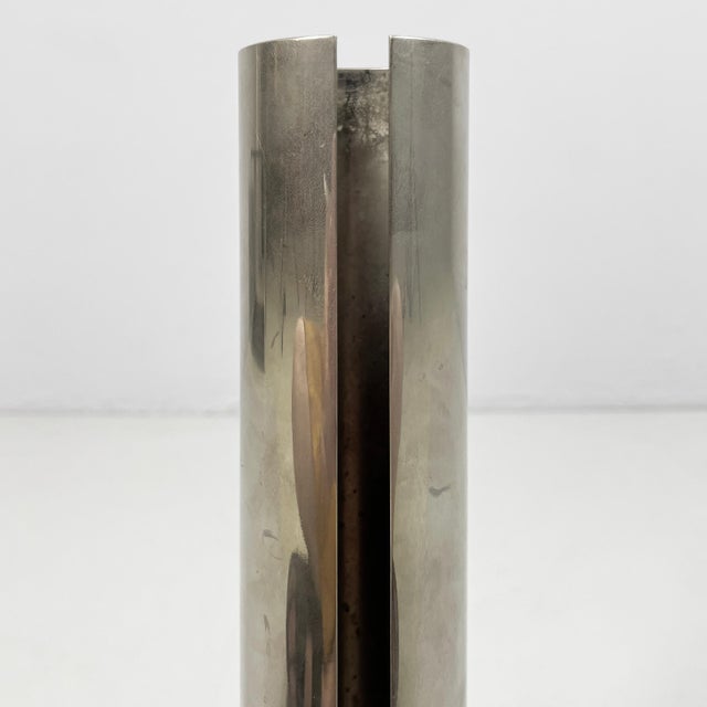 Silver Italian Modern Chromed Metal Nutcracker by Paolo Salvi for Mark B, 1970s For Sale - Image 8 of 15
