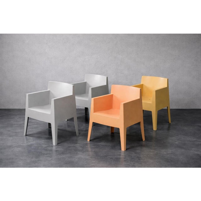 This set of four atlantide collection toy chairs was designed by philippe starck for the italian manufacturer driade in...