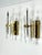 Large Sconces in Glass and Gilded Brass from Sciolari, 1970s, Set of 2 For Sale - Image 6 of 9