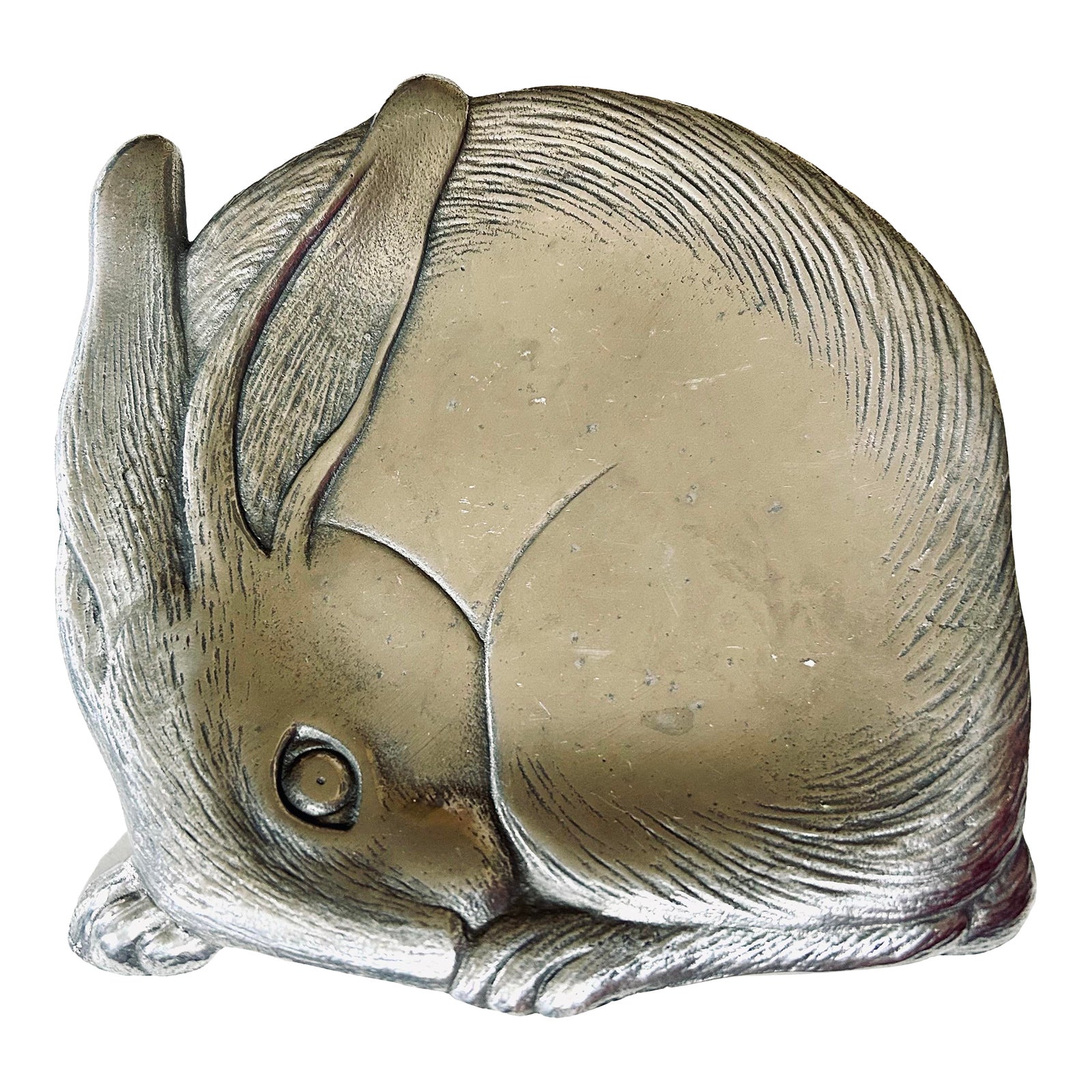 Vintage Arthur Court 1988 Aluminum Rabbit Serving Tray Bunny Dish Plate ...