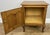 French Louis Oak Bedside Tables with Marble Tops, Set of 2 For Sale - Image 10 of 11