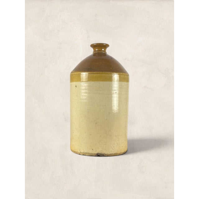 Antique English Stoneware Spirit Flagon For Sale - Image 4 of 7