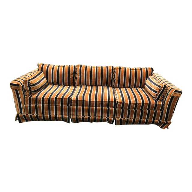 1970s Vintage Striped Sofa Chairish