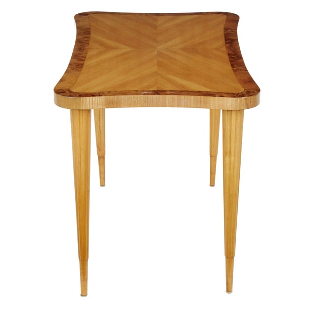 Mid 20th Century Scandinavian Birch Shaped Coffee Table, 1950s For Sale - Image 6 of 7
