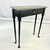Black 1990s Post Modern Boho Chic Black Thin Style Console Table. For Sale - Image 8 of 11