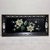 Mid Century Toleware Floral Tray Bar Cart Sever Black Oblong For Sale - Image 15 of 15