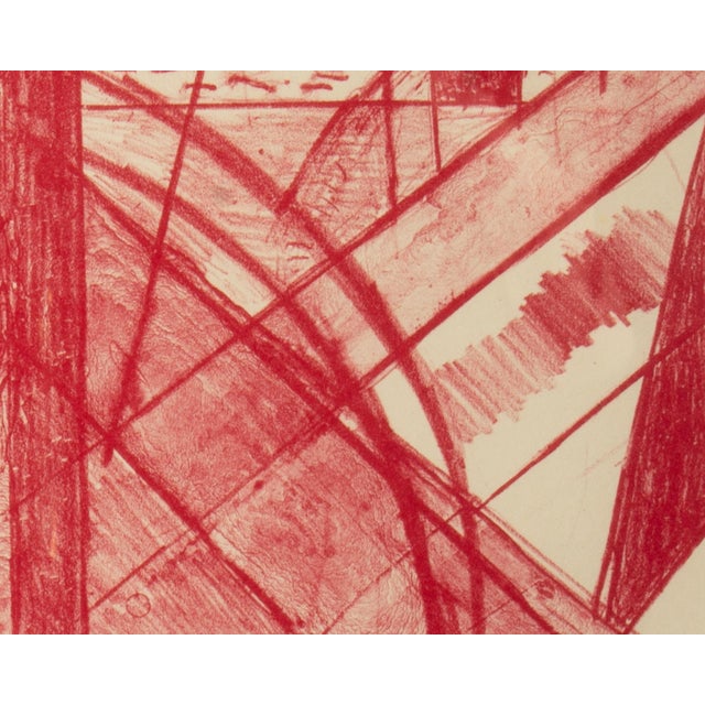 Postmodern 1983 Abstract Lithograph Print by Pat Stier For Sale - Image 3 of 8