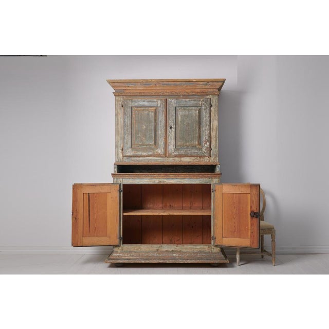 Baroque Antique Swedish Baroque Cabinet For Sale - Image 3 of 18