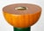 Wood Postmodern Wood Yellow Green Red Model Monokel Candleholder from Ikea, 1980s For Sale - Image 7 of 14