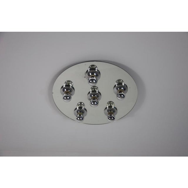 Chrome Wall Lamp or Flush Mount attributed to Cosack, 1970s For Sale - Image 7 of 10