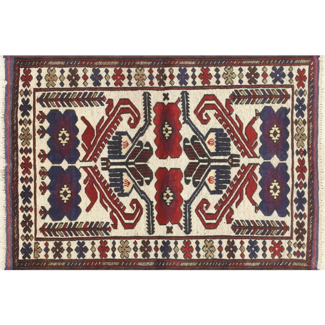 Textile 1980s Afghan Balouch Rug For Sale - Image 7 of 7