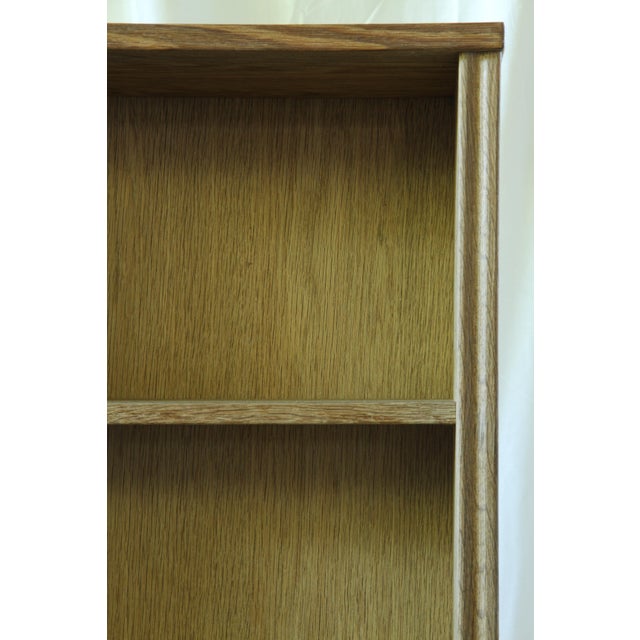 Vintage Danish Oak Bookcase with Sculptural Legs, 1960s For Sale - Image 14 of 18