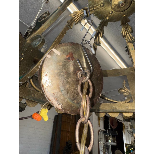 Vintage 1960s Lightcraft of California Onion Swag Pendant Lamp – Mid-Century Modern Garlic Globe Light For Sale - Image 11 of 12