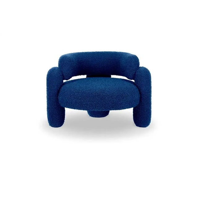 Embrace Cormo Cobalt Armchair by Royal Stranger For Sale - Image 9 of 9