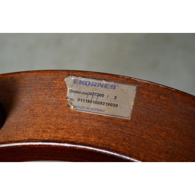 Set of Vintage Norwegian Lounge Chair & Ottoman from Ekornes, 1980s For Sale - Image 18 of 18