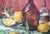 Luise Kornsand, Still Life with Fruits and Bottles, 1942, Oil Painting on Canvas, Framed For Sale - Image 4 of 11