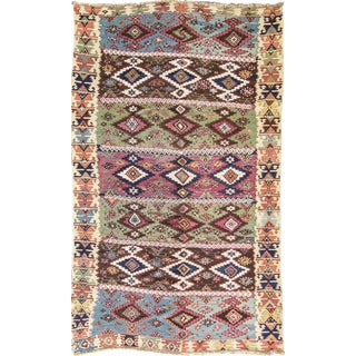 Antique Turkish/Caucasian Kilim, 6'4" X 9'1" For Sale