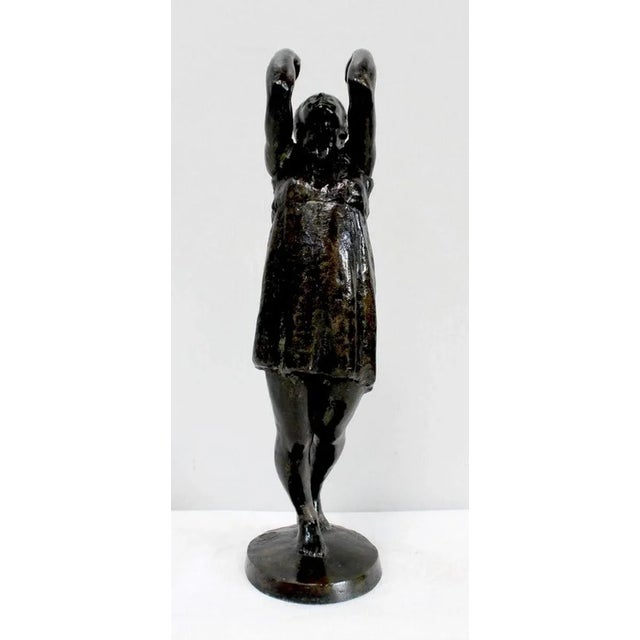 Bronze Dancer by G. Halbout du Tanney For Sale - Image 4 of 18