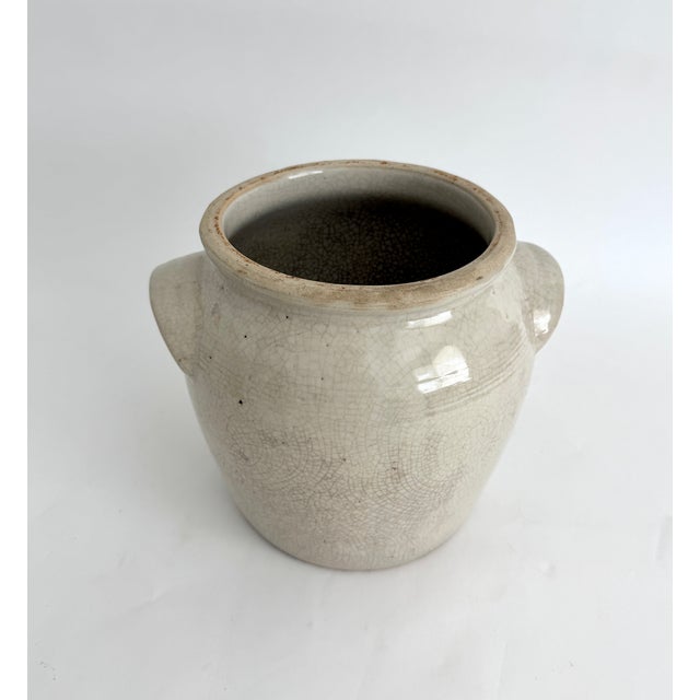 French Provincial French Stoneware Confit Pot Early 1900sve For Sale - Image 3 of 9