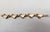 1950s Vintage 1950s Signed Napier Goldtone Ribbon Link Bracelet For Sale - Image 5 of 8