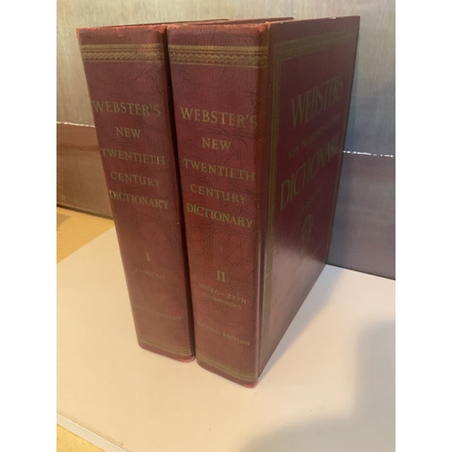 Mid 20th Century Webster’s New World Dictionary of the American Language — College Edition (1959 Vintage Hardcover) For Sale - Image 5 of 6