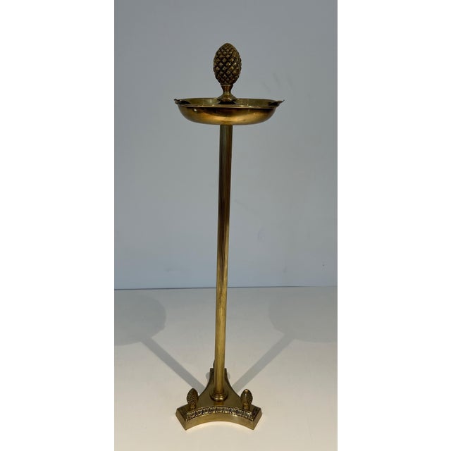 This beautiful neoclassical style ashtray is made of bronze. It is a French work in the style of Maison Jansen. Circa 1940