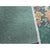 Textile 1920s Small Wool Pile Green Open Field Antique Floral Chinese Deco Throw Rug For Sale - Image 7 of 8