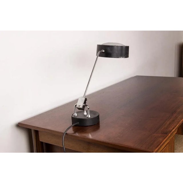 Charlotte Perriand Jumo Model 700 Desk Lamp with Articulated Arm and Adjustable Reflector by Charlotte Perriand, 1960s For Sale - Image 4 of 8