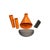 Orange "Malm" Style Iconic Vintage C.1970's Orange Freestanding Fireplace Indoor/Outdoor For Sale - Image 8 of 9