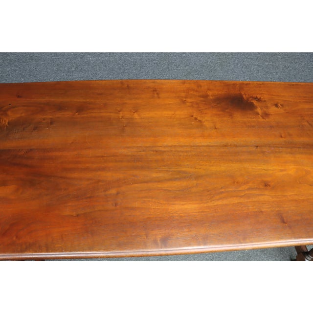 Wood Antique Walnut Harvest Table Leaves For Sale - Image 7 of 18