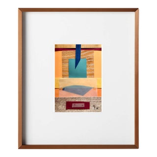 "Into the Sun 2" Original Mixed-Media Collage on Paper by Zac Woodiel For Sale