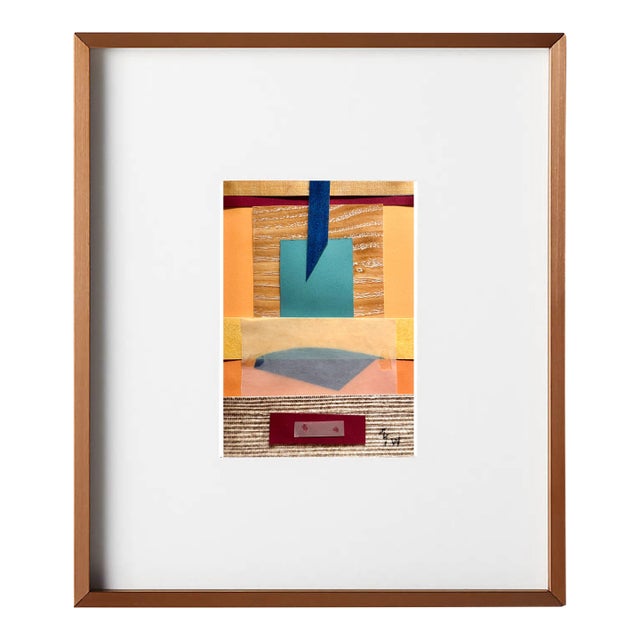 "Into the Sun 2" Original Mixed-Media Collage on Paper by Zac Woodiel For Sale