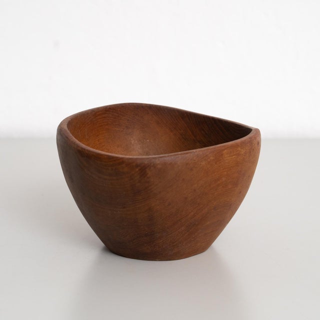 Modern Scandinavian Wooden Center Vase, 1950s For Sale - Image 6 of 16