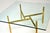 Vintage Brass and Glass Coffee Table, 1970s For Sale - Image 4 of 11