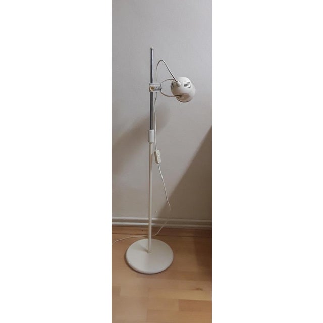Vintage Multi-Adjustable German Floor Lamp in White Metal and Plastic from Brilliant, 1980s For Sale - Image 4 of 8