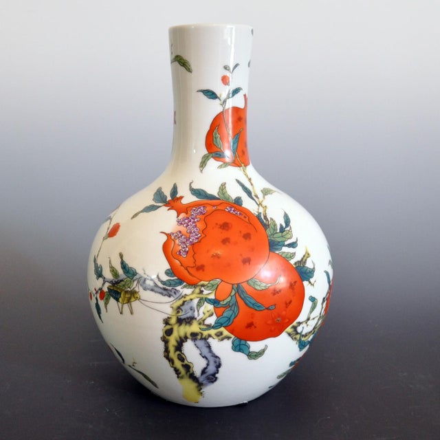 Gumps Pomegranate Ceramic Vase Chairish