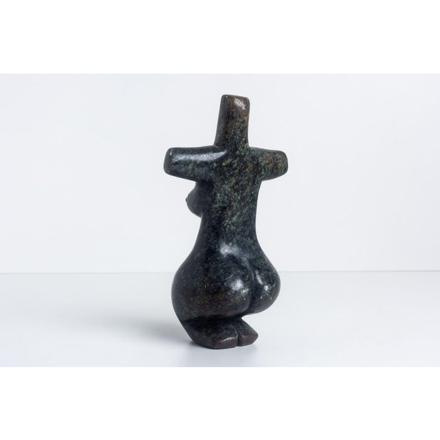 Marble Figurine Sculpture From Soapstone For Sale - Image 4 of 6