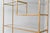 2000 - 2009 Hollywood Regency Style Gilt Iron Etagere For Sale - Image 5 of 9