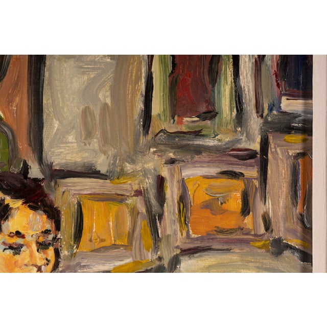 Eloise, Women Reading in an Interior, 1968, Oil on Canvas For Sale - Image 7 of 14