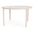 Brown Jordan Kantan Aluminum 48" Round Dining Table in Blush For Sale