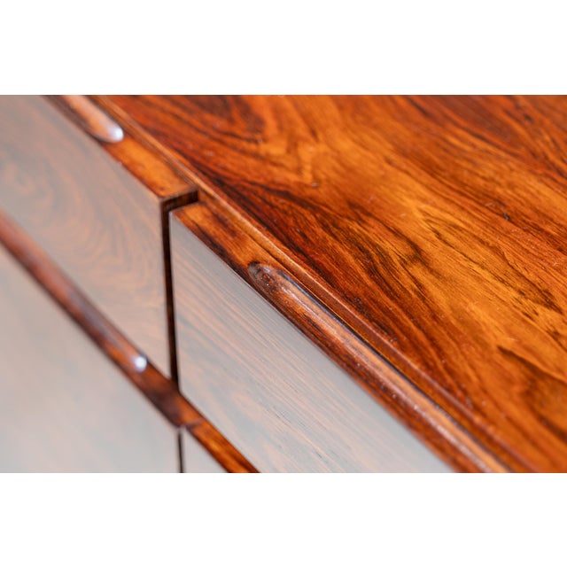 Brown Danish Teak Cupboard, 1960s For Sale - Image 8 of 12