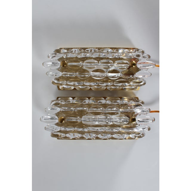 Vintage Glass Wall Sconces by Carl Fagerlund for Lyfa, Denmark, 1960s, Set of 2 For Sale - Image 12 of 12